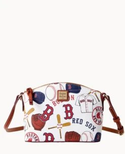 MLB Red Sox Suki Crossbody RED SOX 16 MLB Red Sox Suki Crossbody RED SOX -Dooney & Bourke B1696G QUMWPATNRDSX 1