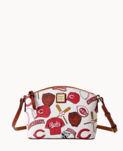 MLB Reds Suki Crossbody REDS -Dooney & Bourke B1696G QUMWPATNREDS 2
