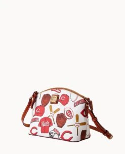 MLB Reds Suki Crossbody REDS -Dooney & Bourke B1696G QUMWPATNREDS ALT1 1
