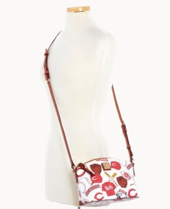 MLB Reds Suki Crossbody REDS -Dooney & Bourke B1696G QUMWPATNREDS ALT4
