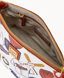 MLB Twins Suki Crossbody TWINS 13 MLB Twins Suki Crossbody TWINS -Dooney & Bourke B1696G QUMWPATNTWNS ALT2