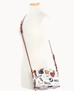 MLB White Sox Suki Crossbody WHITE SOX -Dooney & Bourke B1696G QUMWPATNWHSX ALT4 1