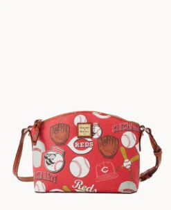 MLB Reds Suki Crossbody REDS -Dooney & Bourke B1696G QURDPATNREDS