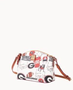 Collegiate University Of Georgia Suki Crossbody Georgia -Dooney & Bourke B1696G QXMWPATNGEA0 ALT1 1
