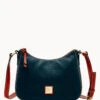 Pebble Grain Small Kiley Crossbody Black