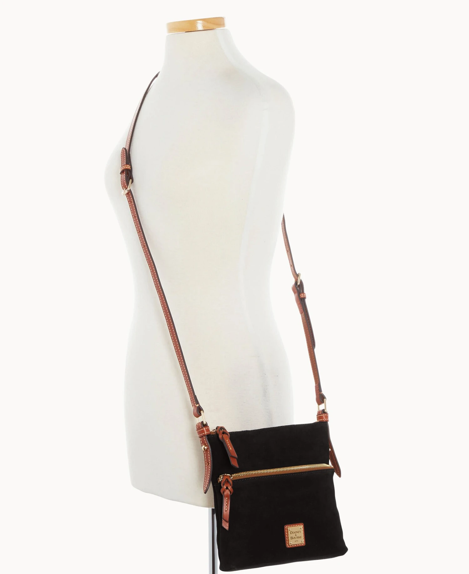 Suede Letter Carrier Black 10 Suede Letter Carrier Black - Image 10