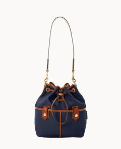 Wayfarer Drawstring Navy -Dooney & Bourke B1765G WWNVLSKR 2