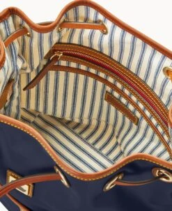 Wayfarer Drawstring Navy -Dooney & Bourke B1765G WWNVLSKR ALT2 1