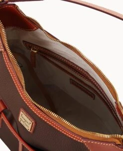 Pebble Grain Zip Hobo Brown Tmoro -Dooney & Bourke B1782G AWBMPATNLING ALT2 1