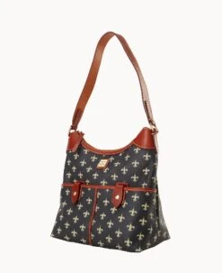 NFL Saints Zip Hobo SAINTS -Dooney & Bourke B1782G NJBLPATNSNTS ALT1 1
