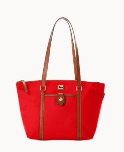 Wayfarer Zip Tote Red