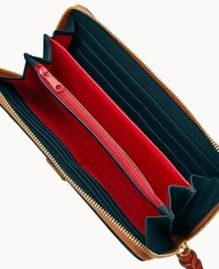 Pebble Grain Large Zip Around Wristlet Crossbody Black 27 Pebble Grain Large Zip Around Wristlet Crossbody Black -Dooney & Bourke B1792G AWBLPATN ALT2 1