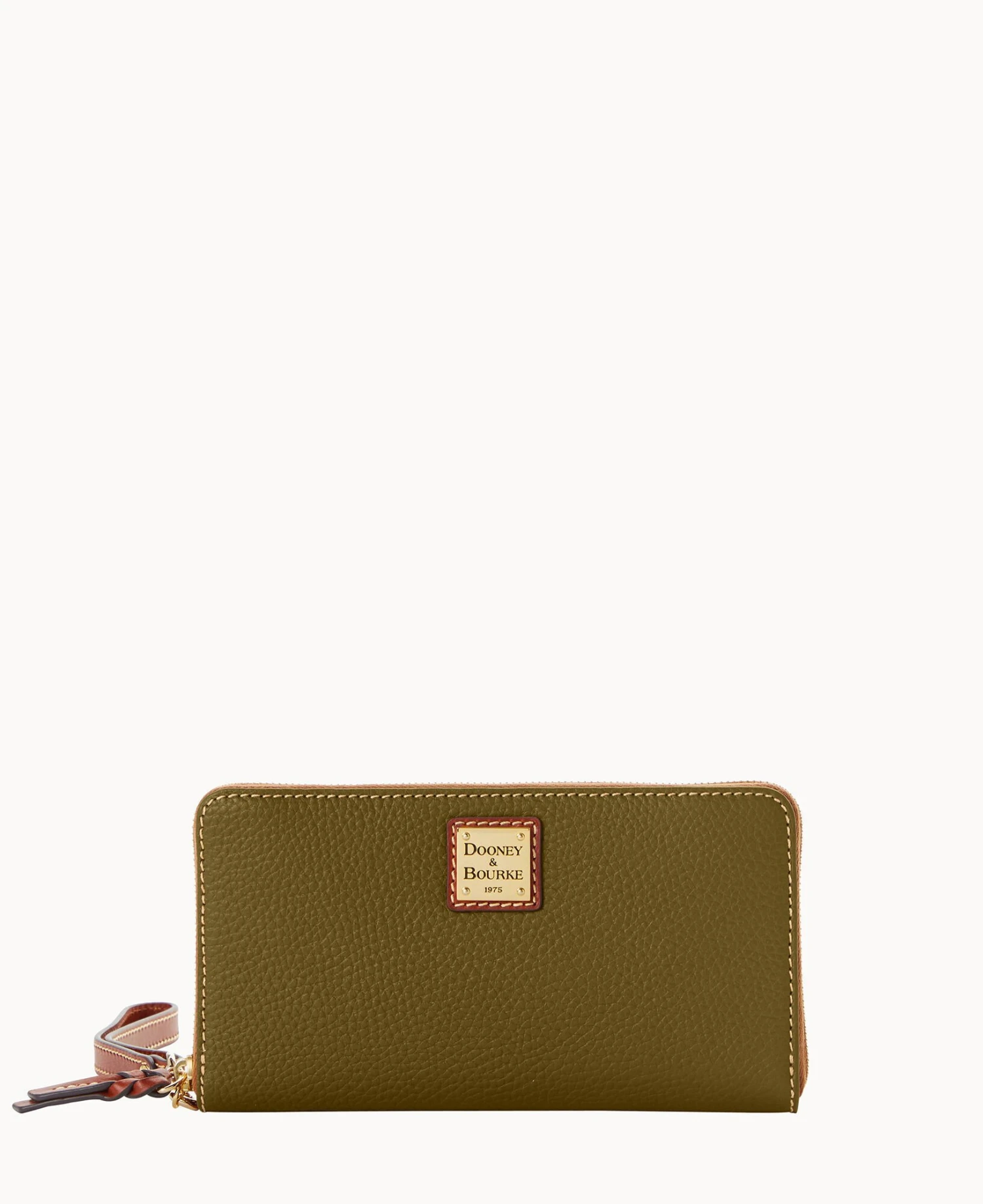 Pebble Grain Large Zip Around Wristlet Crossbody Black 12 Pebble Grain Large Zip Around Wristlet Crossbody Black - Image 12