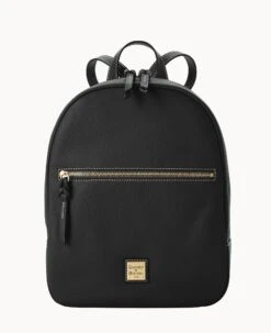 Pebble Grain Ronnie Backpack Black -Dooney & Bourke B1797G AWBLPABL