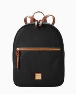 Pebble Grain Ronnie Backpack Black -Dooney & Bourke B1797G AWBLPATN 1
