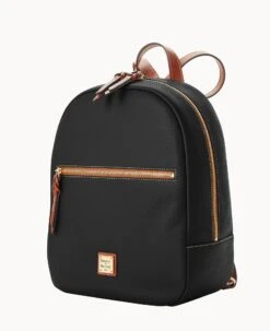 Pebble Grain Ronnie Backpack Black -Dooney & Bourke B1797G AWBLPATN ALT1 1