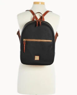 Pebble Grain Ronnie Backpack Black -Dooney & Bourke B1797G AWBLPATN ALT4