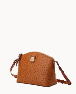 Ostrich Penny Crossbody Caramel 22 Ostrich Penny Crossbody Caramel -Dooney & Bourke B1823G OTCAPATN ALT1 1