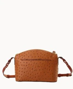 Ostrich Penny Crossbody Caramel 24 Ostrich Penny Crossbody Caramel -Dooney & Bourke B1823G OTCAPATN ALT3 1