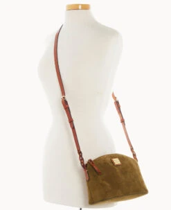Suede Penny Crossbody Olive -Dooney & Bourke B1823G SUOLPATN ALT4