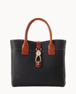 Pebble Grain Cara Tote Black 29 Pebble Grain Cara Tote Black -Dooney & Bourke B1828G AWBLPATN 2