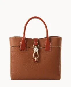 Pebble Grain Cara Tote Black 31 Pebble Grain Cara Tote Black -Dooney & Bourke B1828G AWCAPATN