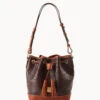 Ostrich Small Drawstring Brown Tmoro