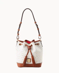 Ostrich Small Drawstring Brown Tmoro -Dooney & Bourke B1830G OTBOPAKR