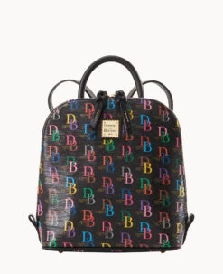 DB75 Multi Small Zip Pod Backpack Black -Dooney & Bourke B1842G 5SBLPABL 2