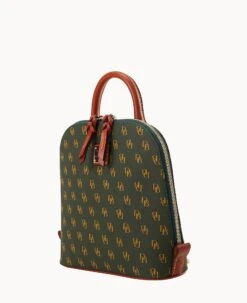 Gretta Small Zip Pod Backpack Ivy -Dooney & Bourke B1842G NGIVPATN ALT1 1