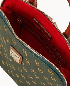 Gretta Small Zip Pod Backpack Ivy -Dooney & Bourke B1842G NGIVPATN ALT2 1