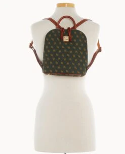 Gretta Small Zip Pod Backpack Ivy -Dooney & Bourke B1842G NGIVPATN ALT4 1