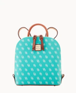 Gretta Small Zip Pod Backpack Ivy -Dooney & Bourke B1842G NGSEPATN
