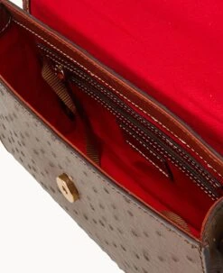 Ostrich Lacey Clutch Mushroom -Dooney & Bourke B1848G OTMSPAKR ALT2 1