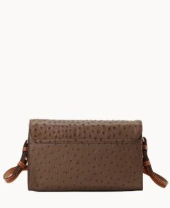 Ostrich Lacey Clutch Mushroom -Dooney & Bourke B1848G OTMSPAKR ALT3 1
