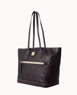 Ostrich Tote Black Black -Dooney & Bourke B1854G OTBLPABL ALT1 1