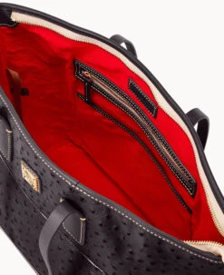 Ostrich Tote Black Black -Dooney & Bourke B1854G OTBLPABL ALT2