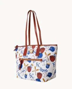 MLB Royals Tote ROYALS -Dooney & Bourke B1854G QUMWPATNRYLS ALT1 1