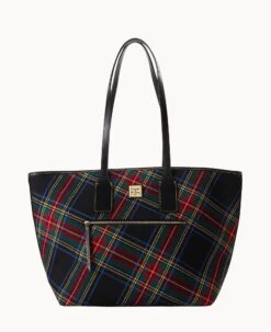 Tartan Tote Black -Dooney & Bourke B1854G TTBLPABL 1