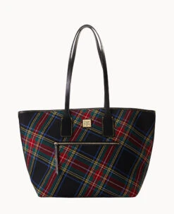 Tartan Tote Black -Dooney & Bourke B1854G TTBLPABL 2