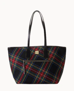 Tartan Tote Black