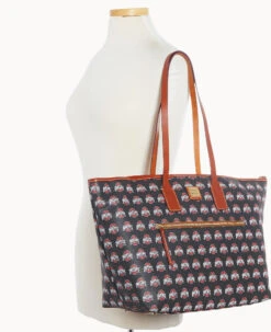 Collegiate Ohio State University Large Tote OHIO STATE -Dooney & Bourke B1855G AABLPATNOHST ALT4