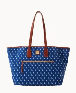 MLB Dodgers Large Tote DODGERS -Dooney & Bourke B1855G MJBUPATNDODG 2