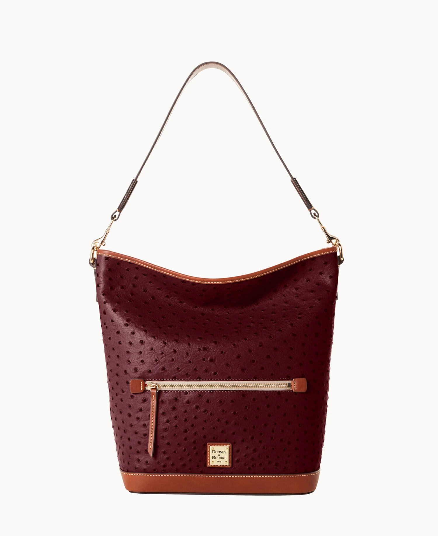 Ostrich Hobo Black Black 9 Ostrich Hobo Black Black - Image 9