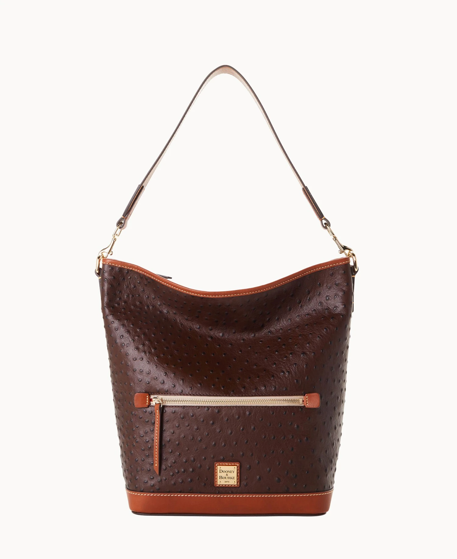 Ostrich Hobo Black Black 12 Ostrich Hobo Black Black - Image 12