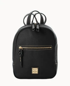 Pebble Grain Small Ronnie Backpack Midnight Blue -Dooney & Bourke B1872G AWBLPABL