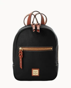 Pebble Grain Small Ronnie Backpack Midnight Blue -Dooney & Bourke B1872G AWBLPATN