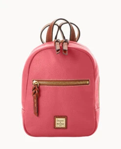 Pebble Grain Small Ronnie Backpack Midnight Blue -Dooney & Bourke B1872G AWBZPATN