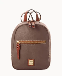 Pebble Grain Small Ronnie Backpack Midnight Blue -Dooney & Bourke B1872G AWELPATN