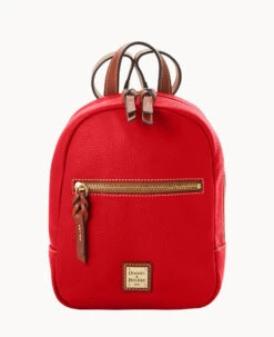 Pebble Grain Small Ronnie Backpack Midnight Blue -Dooney & Bourke B1872G AWRDPATN